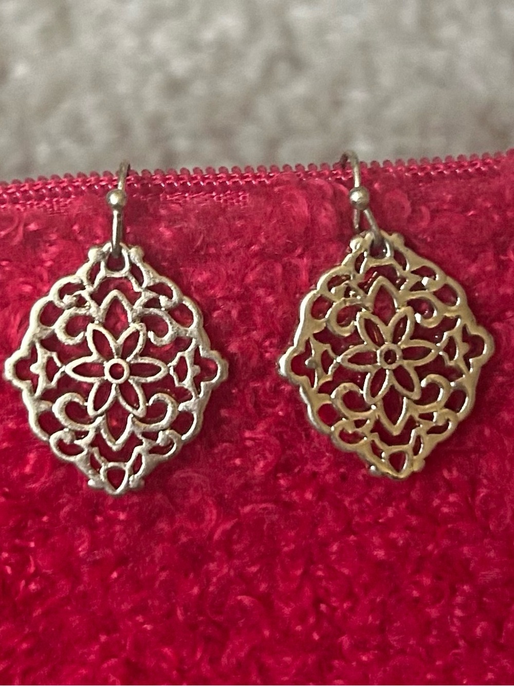 Lia Sophia Delicate Gold Filigree Drop Earrings - Women Jewelry